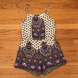 Cute adjustable girls romper